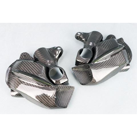 A-TECH エーテック フロントブレーキ冷却ダクトのみ 素材：ドライカーボンケブラー Ninja ...