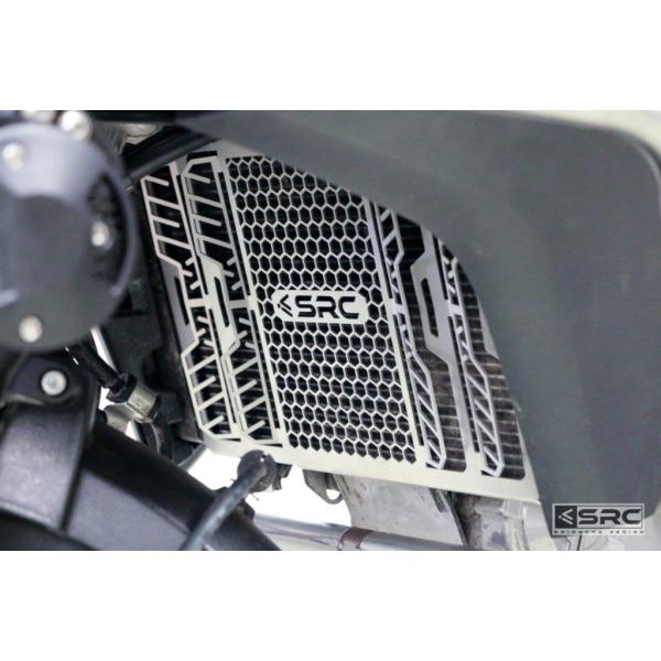 SRC エスアールシー ラジエターガード カラー：シルバー(素材：ステンレス) Vストローム650 ...