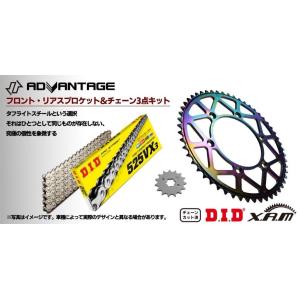 ADVANTAGE アドバンテージ XAM＆DID ドライブチェーン＆前後スプロケットキット(タフラ...