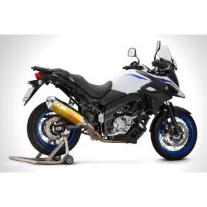 Vストローム650 アクラポビッチ　AKRAPOVICチタンマフラー　17〜 Vストローム650 アクラポビッチAKRAPOVICチタンマフラー