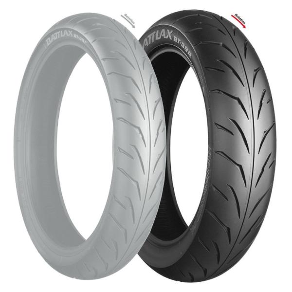 BRIDGESTONE ブリヂストン BATTLAX BT39 【120/70-17M/C 58P ...