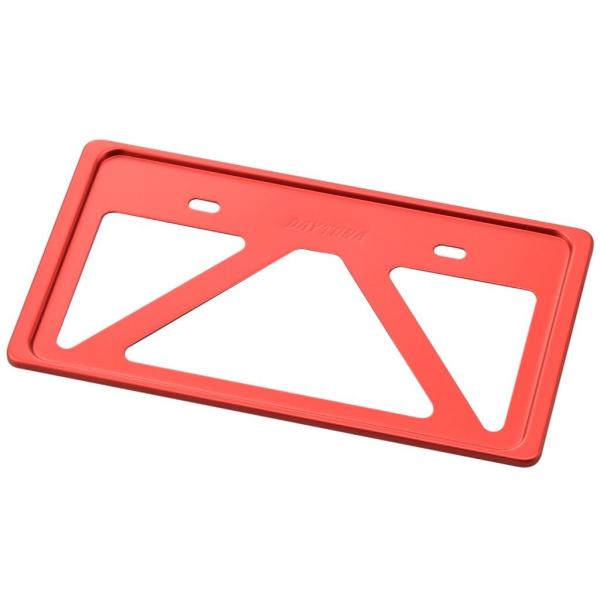 DAYTONA デイトナ 軽量ナンバープレートホルダー 126cc以上用 カラー：レッド / タイプ...