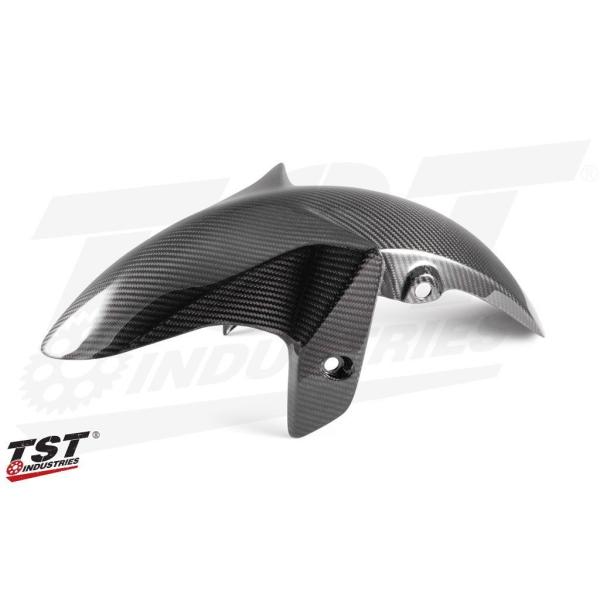 TST ティーエスティー ツイルカーボンファイバーフロントフェンダー YZF-R3 YAMAHA ヤ...