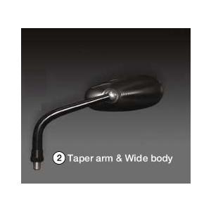 CRAFTMAN クラフトマン モーフィングミラー テーパーシャフト・ワイド(ブラックアルマイト)1...