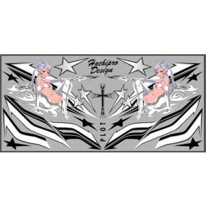 PLOT プロト デカール デビルプロトタン サイズ：L(600mm×280mm) ステッカー・デカ...