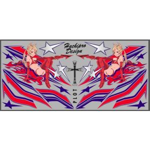 PLOT プロト デカール デビルプロトタン サイズ：L(600mm×280mm) ステッカー・デカ...