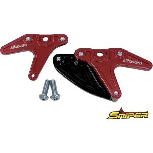 SNIPER スナイパー レーシングスタンドフック スプロケットガード付 タイプA カラー：レッド ...