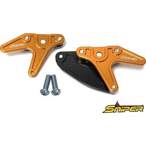 SNIPER スナイパー レーシングスタンドフック スプロケットガード付 タイプB カラー：ゴールド...