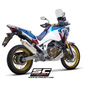 【政府認証】アクラポビッチ スリップオン CRF1000L　アフリカツイン AKRAPOVIC アクラポビッチ SLIP ON LINE チタン 政府認証