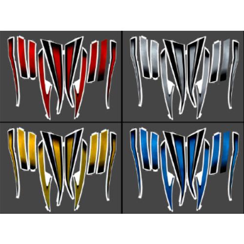 K’s-STYLE ケイズスタイル デカールキット カラー：ホワイト NINJA1000SX KAW...