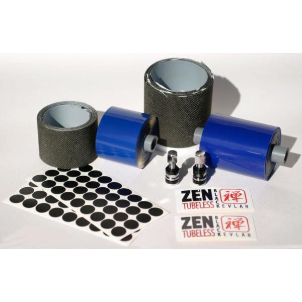 MOTO禅 モトゼン ブラックケブラーチューブレスキット Plus＋ シングルタイプ タイプ：リア(...