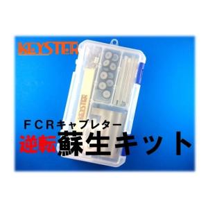 KEYSTER キースター FCR燃調キット＆逆転蘇生キット 41Φホリゾンタルキャブレター用キャブレター オーバーホール＆セッティングパーツセット ゼファー1100｜webike02