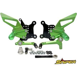 SNIPER スナイパー バックステップ カラー：グリーン ZX-4RR ZX-4R SE ZX-2...