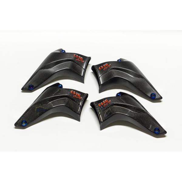 OVER オーヴァー Carbon フロントキャリパーダクト 艶：有り ZX-25R SE KAWA...