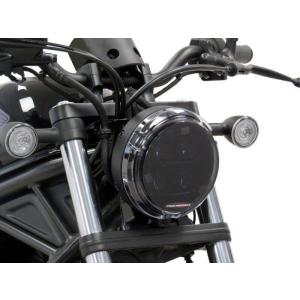 POWERBRONZE ヘッドライトプロテクター レブル250/500 17- ダーク