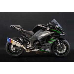 Nojima JAPAN チタンマフラー Ninja1000SX純正パニア対応 LOCK-ON DLC S/O Ninja1000SX ﾊﾟﾆｱ