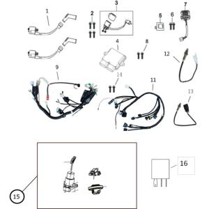 GPX純正部品 ジーピーエックス純正部品 ECU Legend250Twin GPX GPX｜webike02