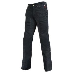 ROUGH＆ROAD ラフ＆ロード ハーフメッシュストレッチブラックデニムパンツLF サイズ：LWショート(34-40inch／股下73-79cm) デニムパンツ・ジーンズ・チノパンツ