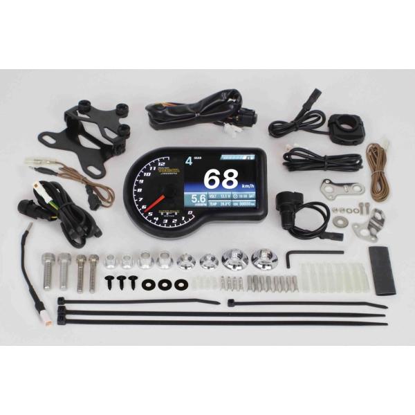 SP武川 SPタケガワ スーパーマルチTFTメーター 多機能タコ・スピードデジタルメーター メーター...