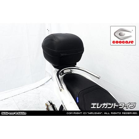 WirusWin ウイルズウィン リアボックス用ベースブラケット付きタンデムバー バーエンド形状：エ...