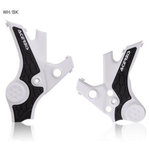 ACERBIS アチェルビス X-GRIP フレームガード カラー：ホワイト／ブラック CRF110...