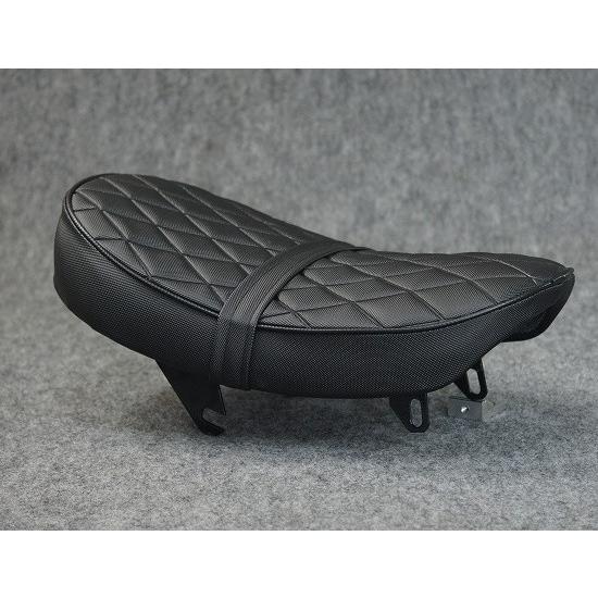 GM-MOTO ジーエムモト KEPSPEED製 ダイヤカット ローダウンシート パイピングカラー：...