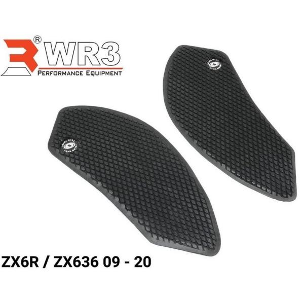 WR3 ダブルアールスリー サイドタンクグリップ 厚型 ZX6R KAWASAKI カワサキ タンク...