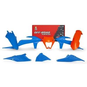 RACETECH レーステック プラスチックキット オレンジ／ブルー KTM 150 EXC TPI...