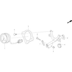 HRC エイチアールシー クリップ クリスマスツリー NSF100 HONDA ホンダ｜webike02