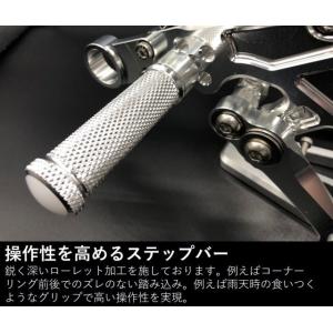 WOODSTOCK ウッドストック レース用タイプ1 バックステップキット カラー：オールシルバー ...