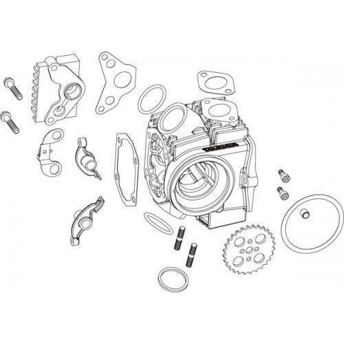 SP武川 SPタケガワ 【補修部品】17R-Stage＋D用ヘッドキット CRF50F XR50R(...