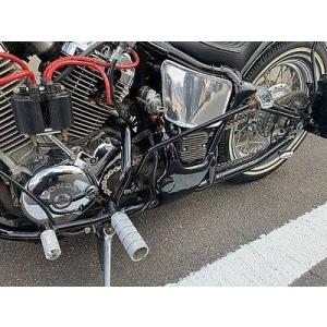 部品屋K&amp;W ミッドコントロール＆ジョッキーシフトセット Steed HONDA ホンダ その他ステ...