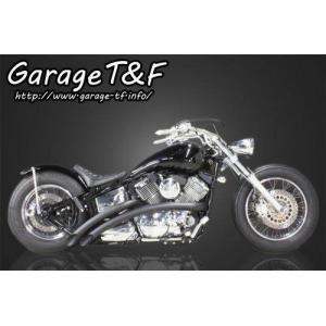 Garage T＆F ガレージ ベントマフラータイプ2 仕上げ：耐熱ブラック