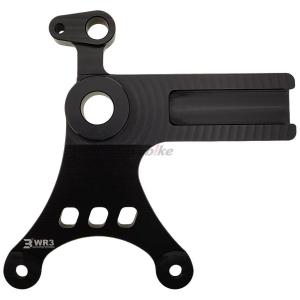 WR3 ダブルアールスリー Rear Brake Caliper Bracket for Brembo リアキャリパーサポート カラー：Black Ninja250 Z250 Ninja250R