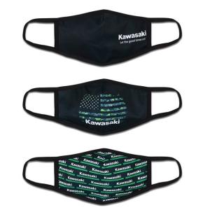 US KAWASAKI 北米カワサキ純正アクセサリー KAWASAKI 3 PACK OF MASKS｜webike02