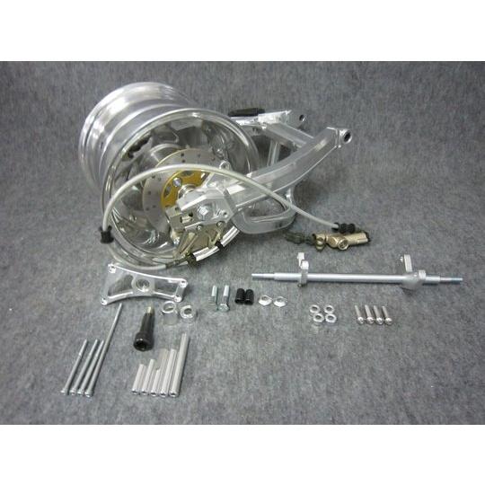 GM-MOTO ジーエムモト モンキー用10インチ 7.0Jホイール付ワイドスイングアーム コンプリ...