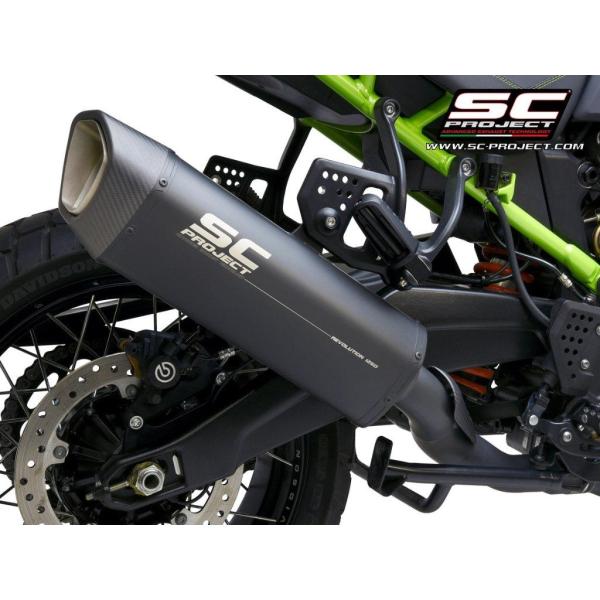 SC-PROJECT SCプロジェクト SC1-R GT スリップオンサイレンサー 材質：マットブラ...