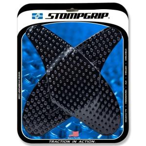 STOMPGRIP ストンプグリップ トラクションパッド ストリートバイクキット【VOLCANO】 カラー：ブラック ZX-10R KAWASAKI カワサキ ニーグリップパッド 外装