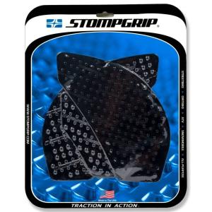 STOMPGRIP ストンプグリップ トラクションパッド ストリートバイクキット【VOLCANO】 カラー：ブラック ZX-6R KAWASAKI カワサキ ニーグリップパッド 外装