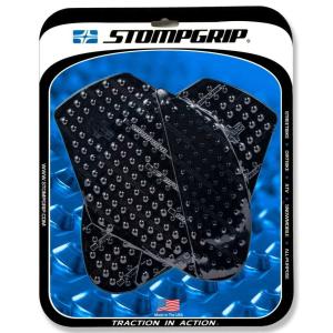 STOMPGRIP ストンプグリップ トラクションパッド ストリートバイクキット【VOLCANO】 カラー：ブラック ZX10R KAWASAKI カワサキ ニーグリップパッド 外装