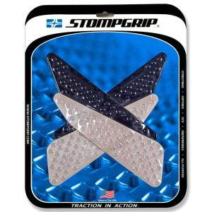 STOMPGRIP ストンプグリップ トラクションパッド ストリートバイクキット【VOLCANO】 カラー：ハイブリッド FZ07 MT07 YAMAHA ヤマハ ニーグリップパッド 外装