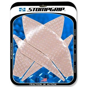 STOMPGRIP ストンプグリップ トラクションパッド ストリートバイクキット【VOLCANO】 カラー：クリア YZF-R1 YAMAHA ヤマハ ニーグリップパッド タンク関連