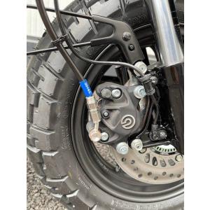 SWAGE-LINE モンキー125(ABS車/19)用ステンメッシュ・フロントブレーキ