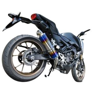 WR'S HONDA CB125R ラウンドタイプフルエキゾーストマフラー（カーボン