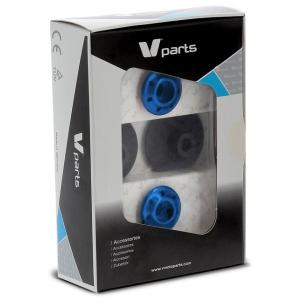 V PARTS ブイパーツ ボビン M10x1，25 ブルー スタンドフック フレーム