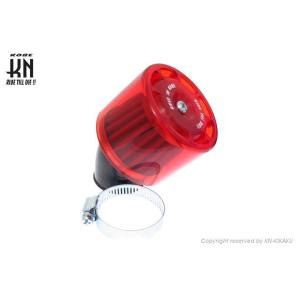 KN企画 ケイエヌキカク 汎用パワーフィルター【タイプ2】 カラー：レッド / タイプ：45度 HO...