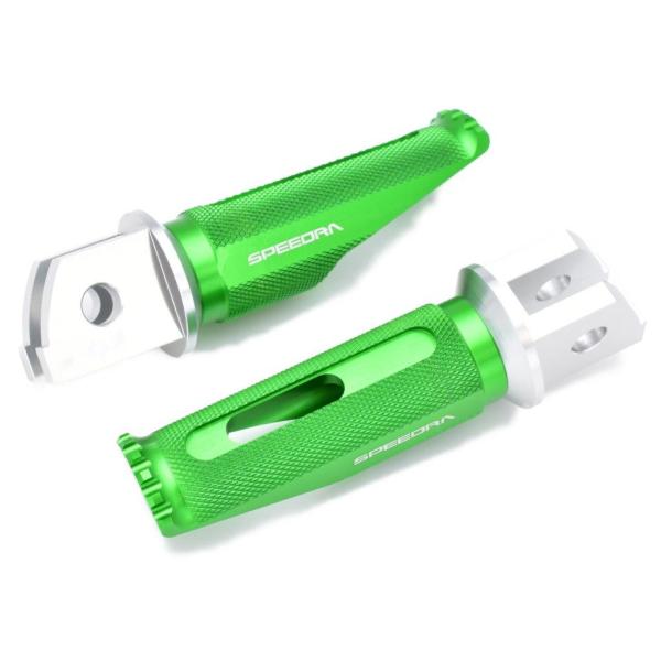 SPEEDRA スピードラ アルミ削り出しステップ レーシングタイプ 取付部カラー：シルバー / ス...