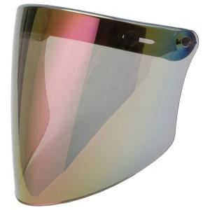 RIDEZ RIDEZ:ライズ BALLISTIC SHIELD ヘルメットシールド カラー：レインボーミラー