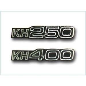 KH250 kawasakiカワサキケッチサイドカバー HOT&COOL ホット&クール アルフィンタイプサイドカバー エンブレム