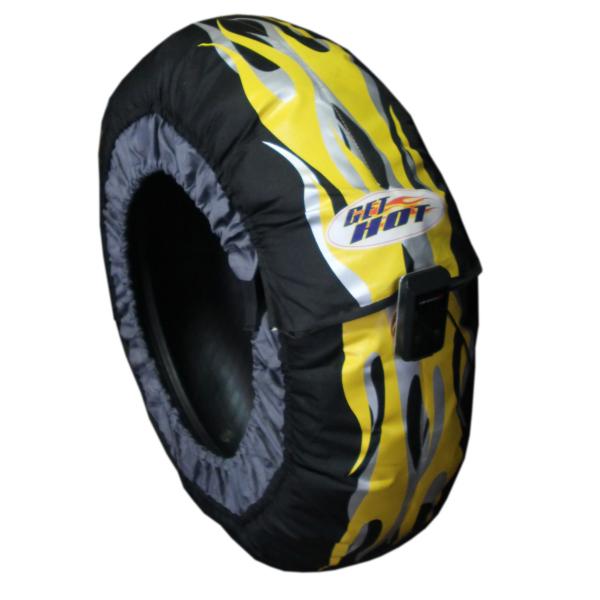 GET HOT ゲットホット タイヤウォーマー GP-EVOR V2 カラー：イエロー／シルバー C...